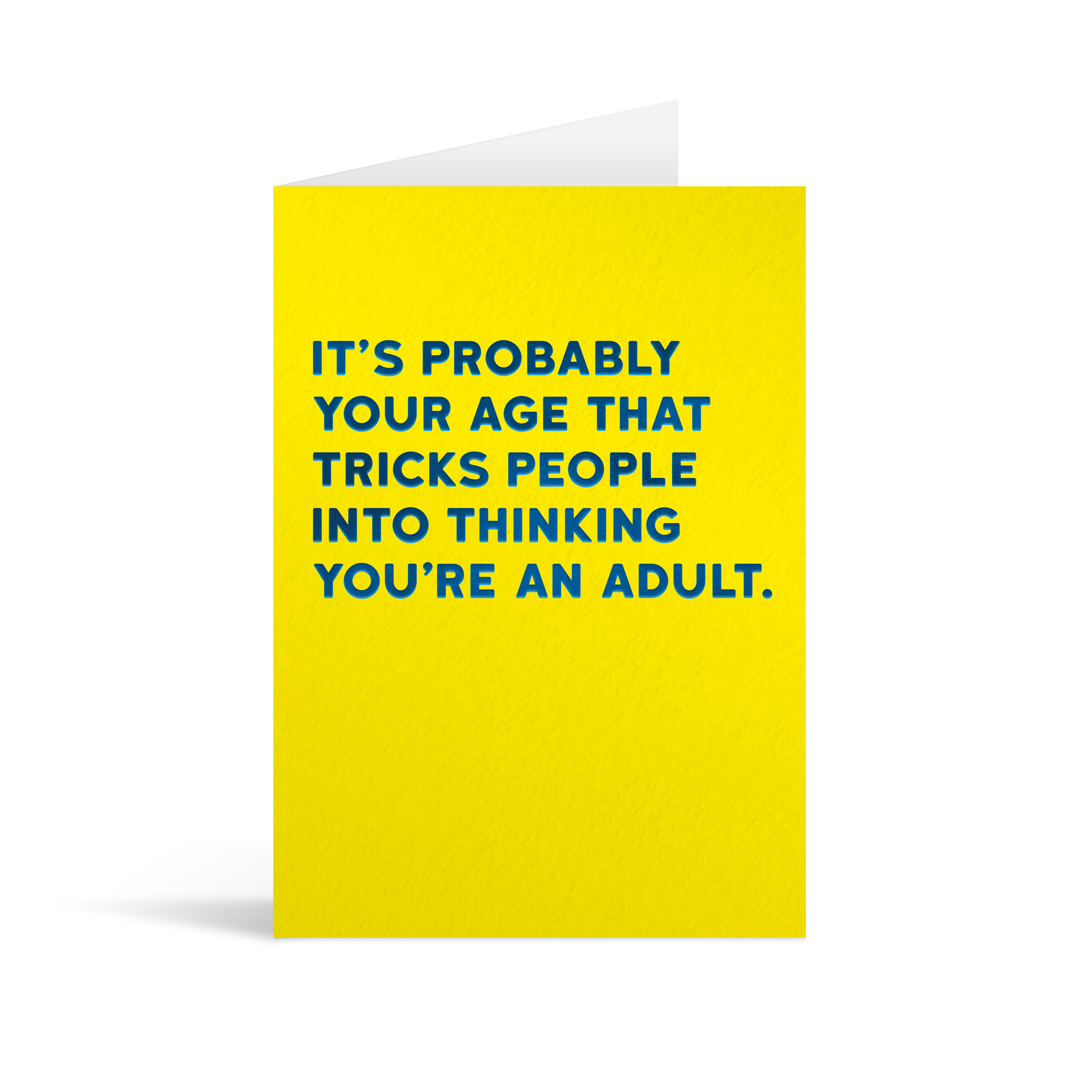 Your Age Greetings Card