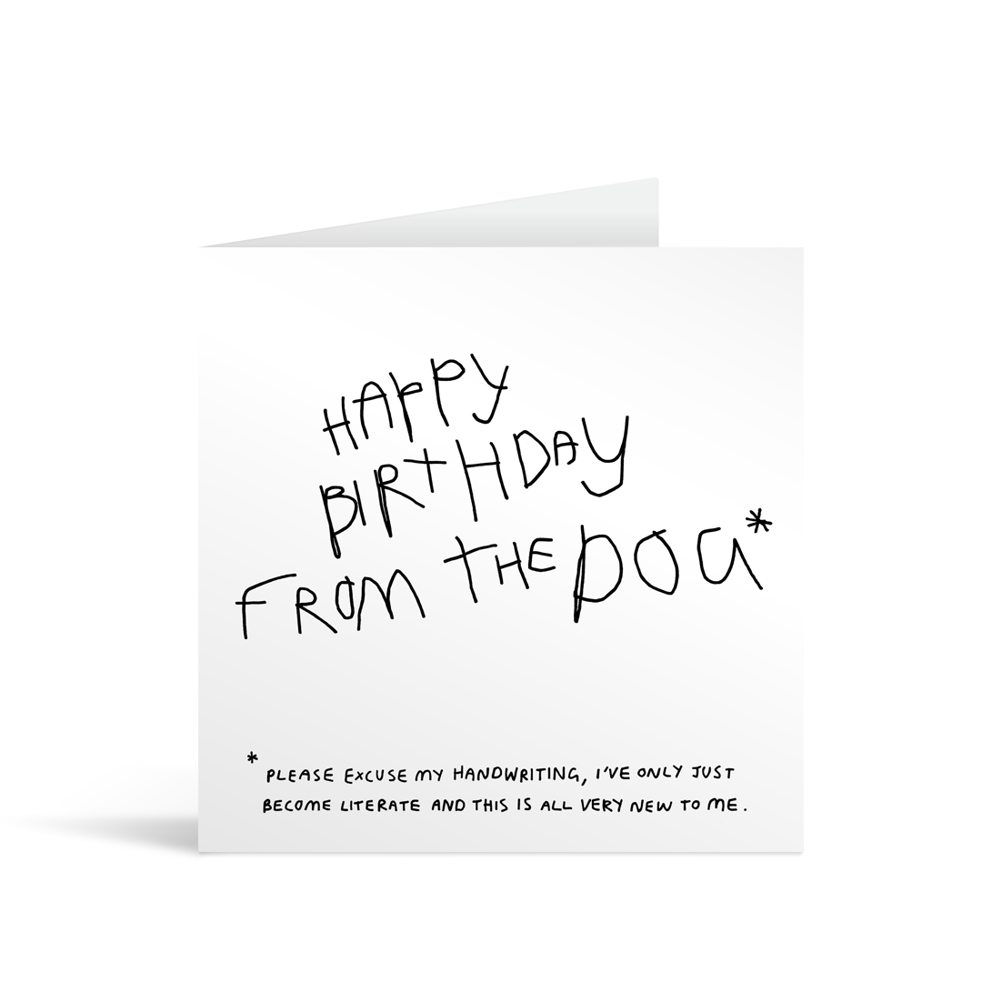 The Dog Birthday Card