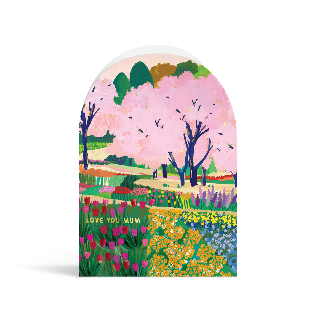 Mum Sakura Trees Greeting Card