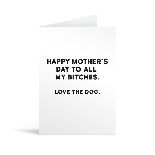 Love the Dog Mother's Day Card