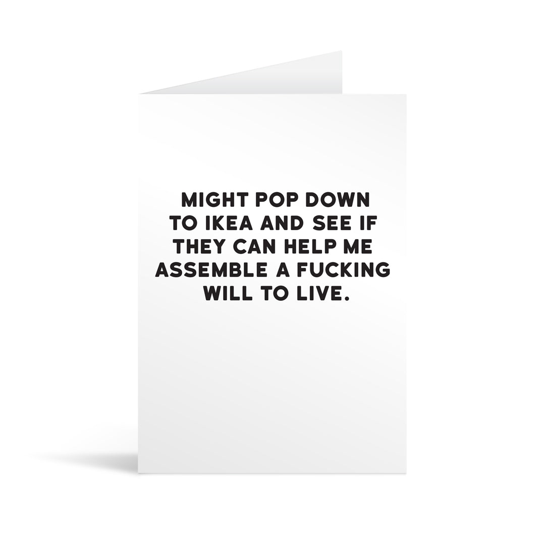 Will To Live Greeting Card