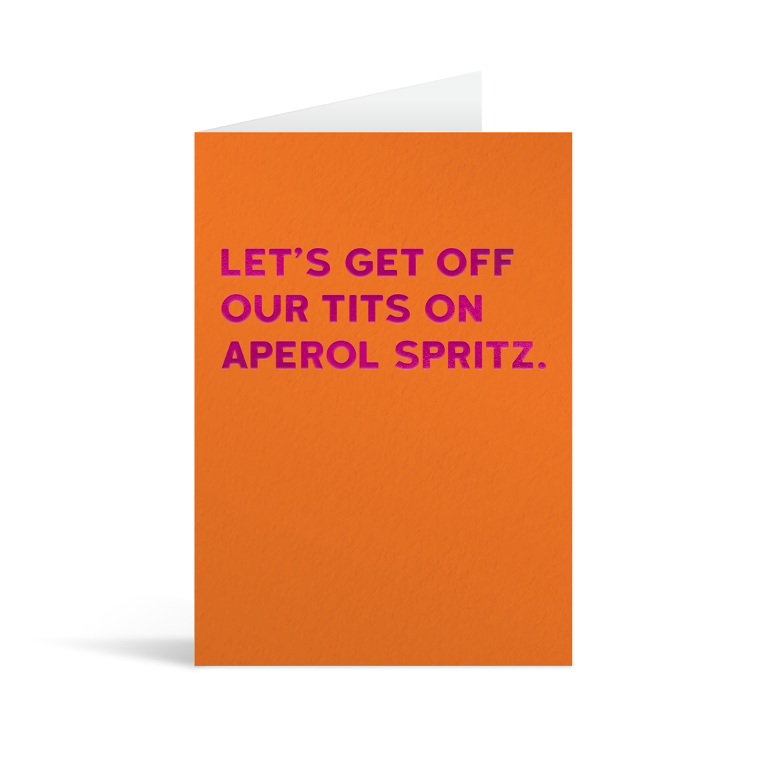 Aperol Greeting Card