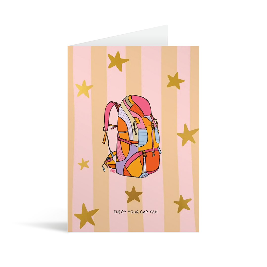 Gap Yah Gold Foiled Greeting Card