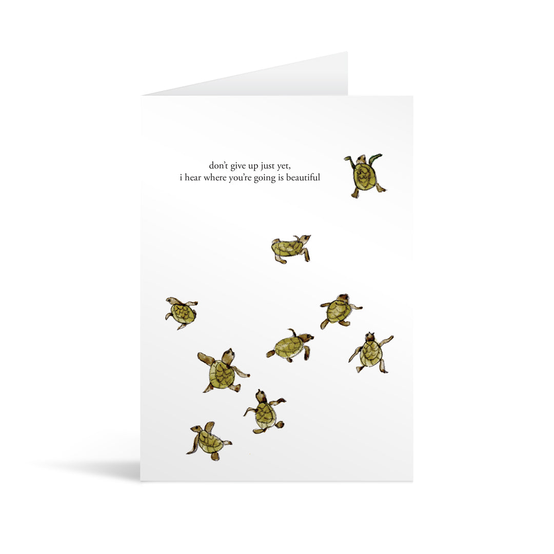Don't Give Up Greeting Card
