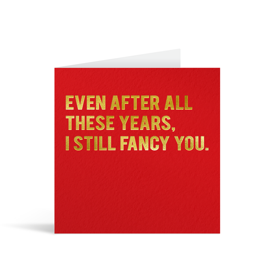 Fancy You greetings card