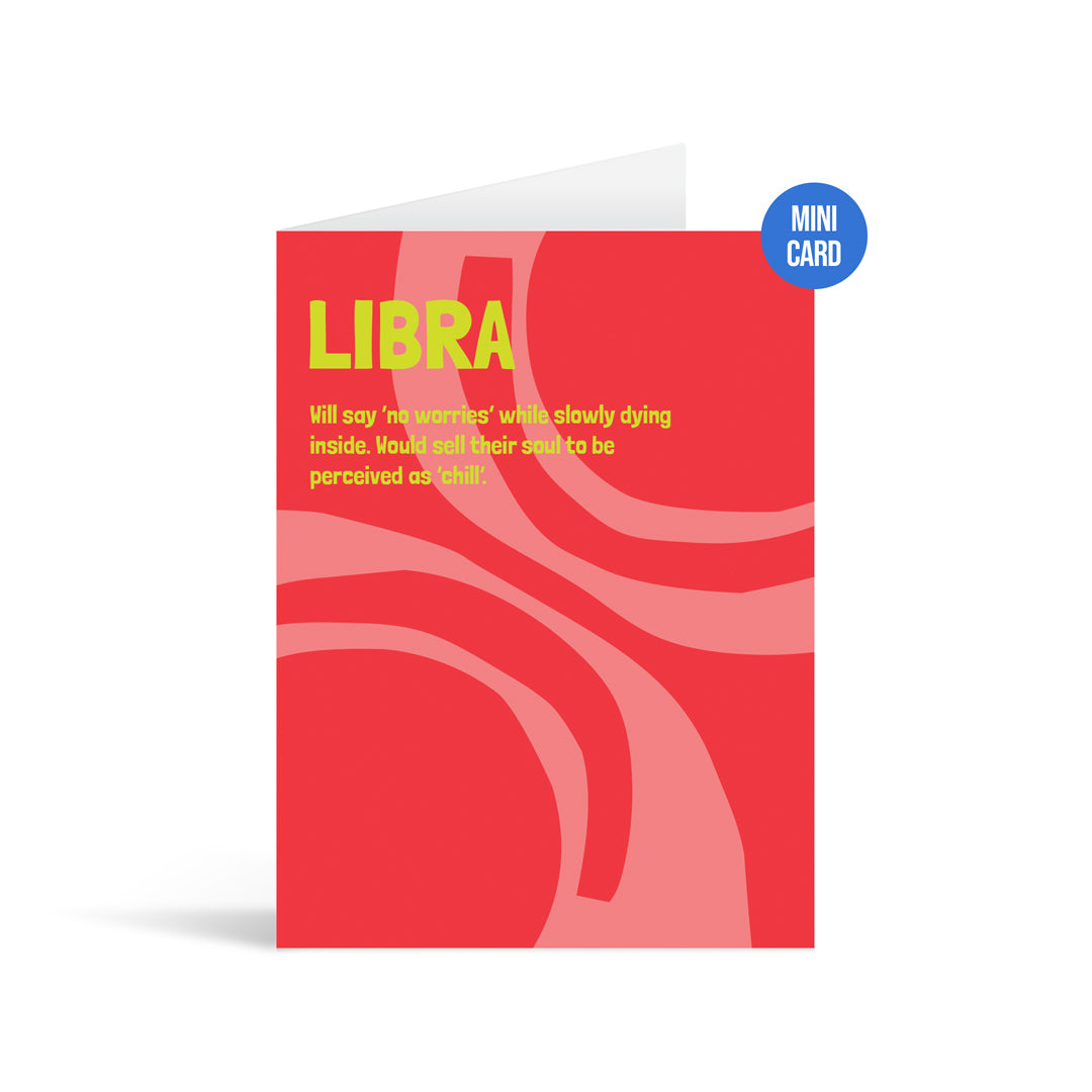 Libra Zodiac Greeting Card