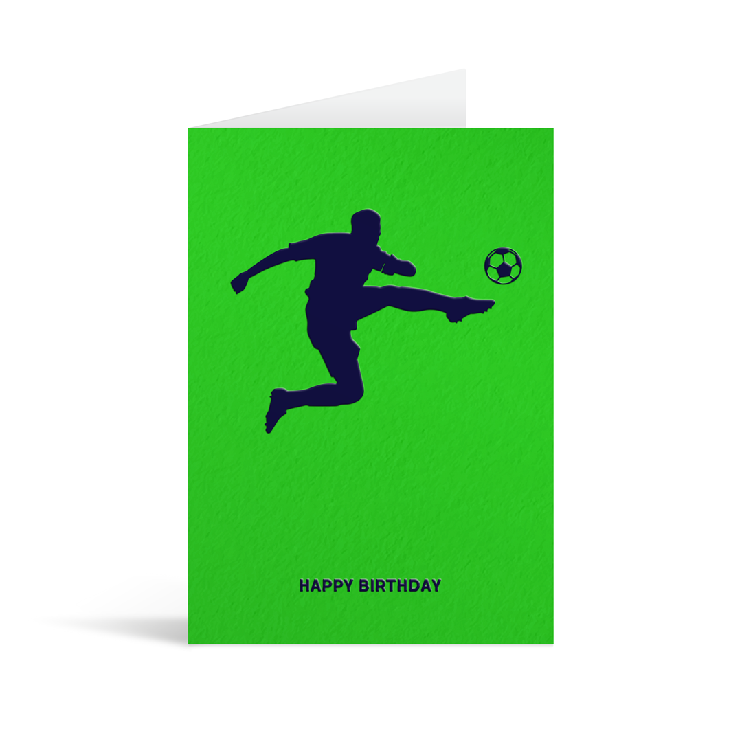 Football Green Greeting Card
