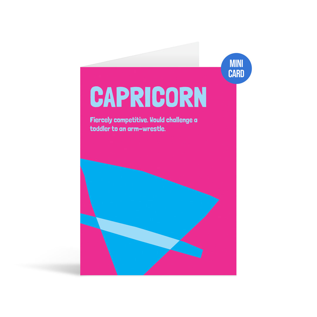 Capricorn Zodiac Greeting Card