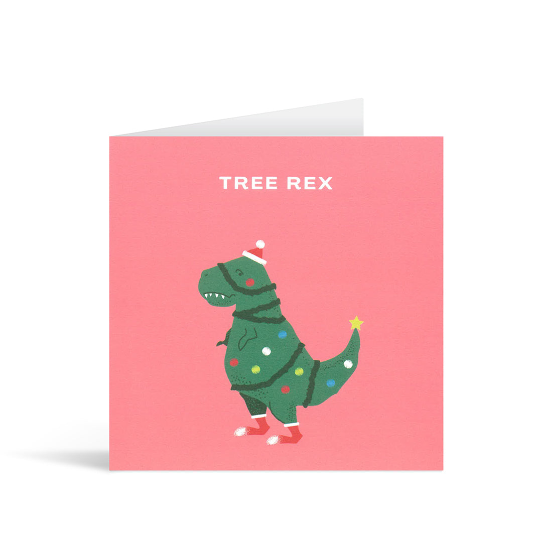 Tree Rex Christmas Card