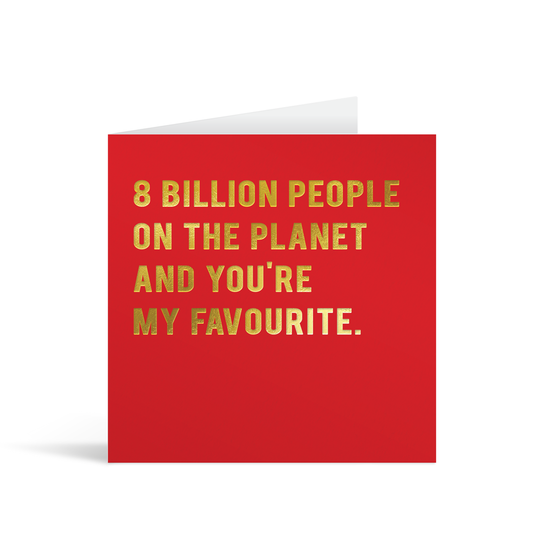 8 Billion (Red)