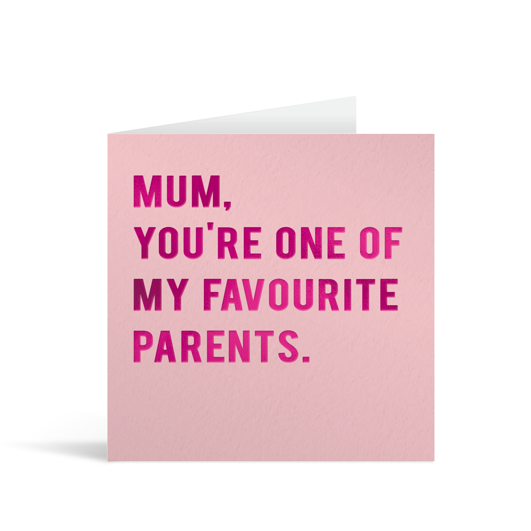 Mom Favorite / Mum Favourite Card