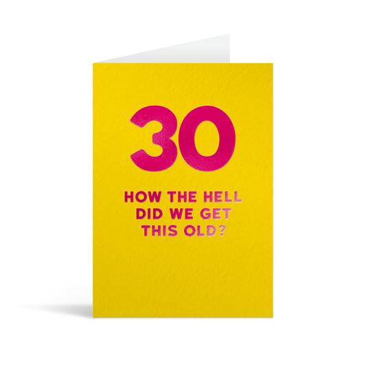 30 Old Greetings Card