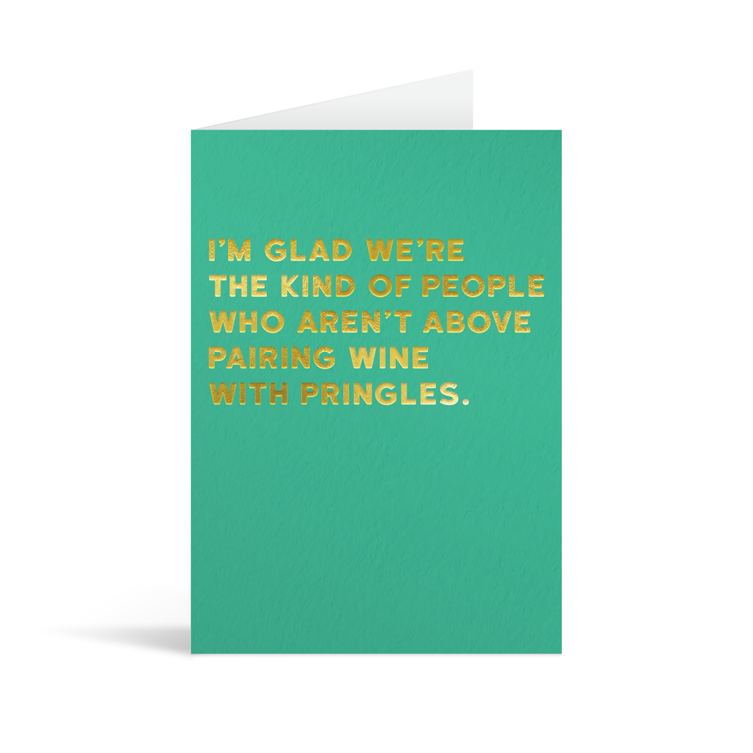 Pringles Greeting Card