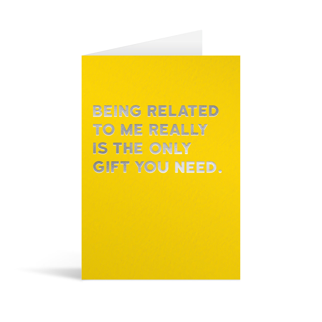 Being Related Greetings Card