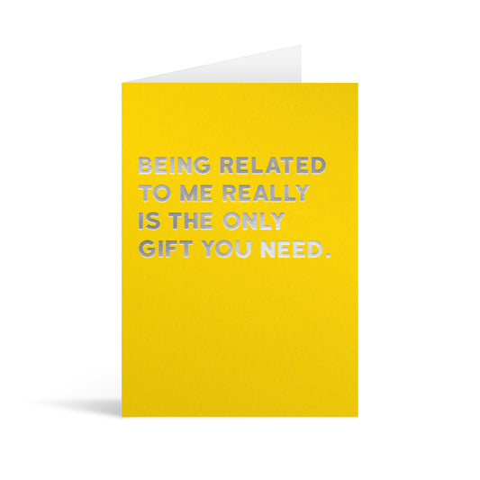 Being Related Greetings Card