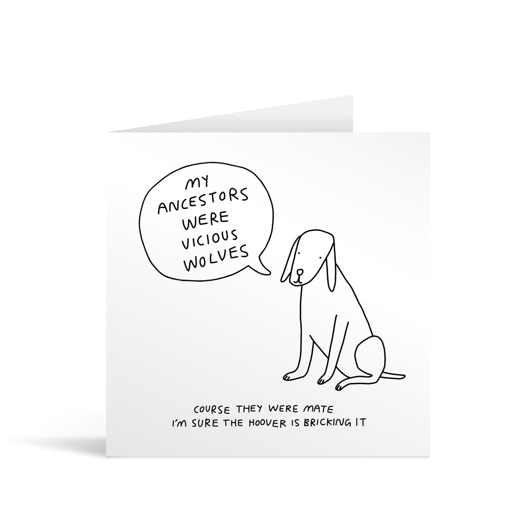 Vicious Wolves Greeting Card
