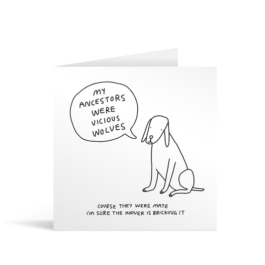Vicious Wolves Greeting Card