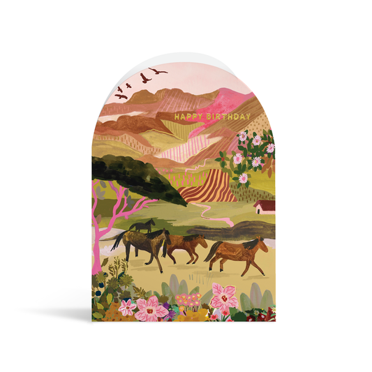 Wild Horses Greeting Card