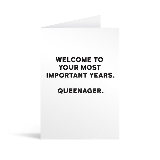 Queenager Greeting Card