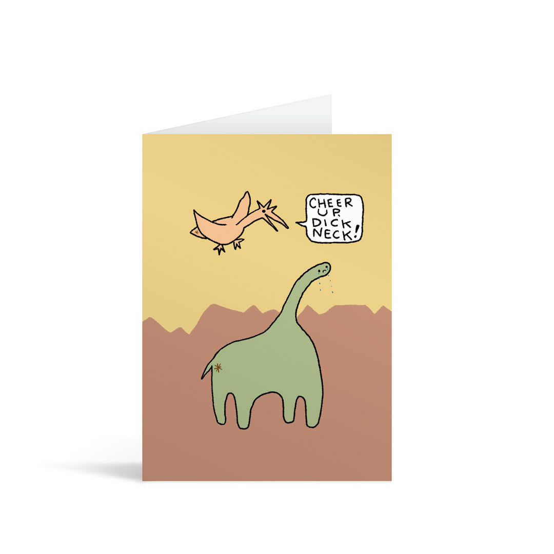 Dick Neck Greeting Card