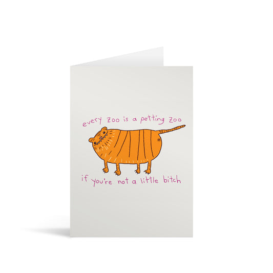 Petting Zoo Greeting Card