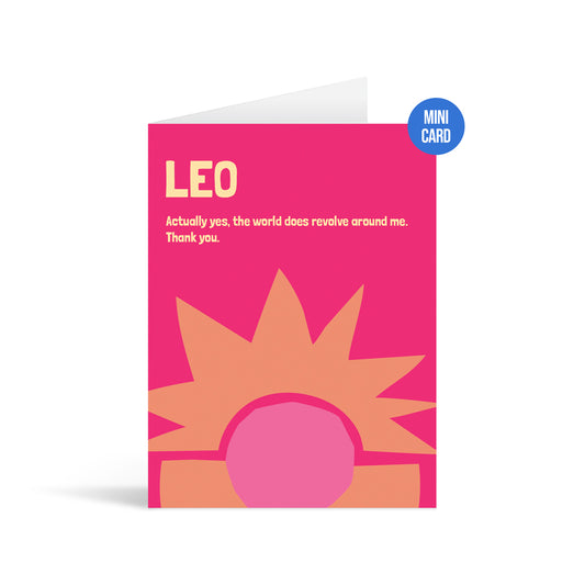 Leo Zodiac Greeting Card