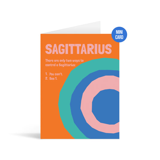 Sagittarius Zodiac Greeting Card