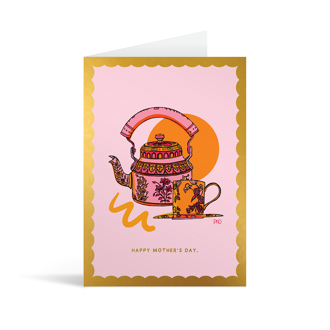 Afternoon Tea Foiled Mother's Day Card