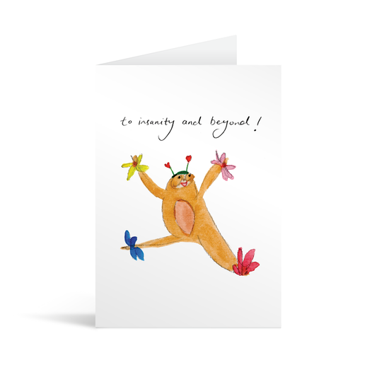 Insanity Greeting Card
