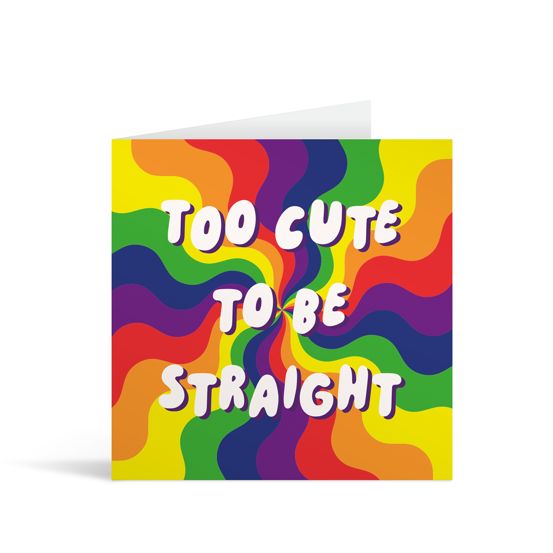 Too Cute Greeting Card