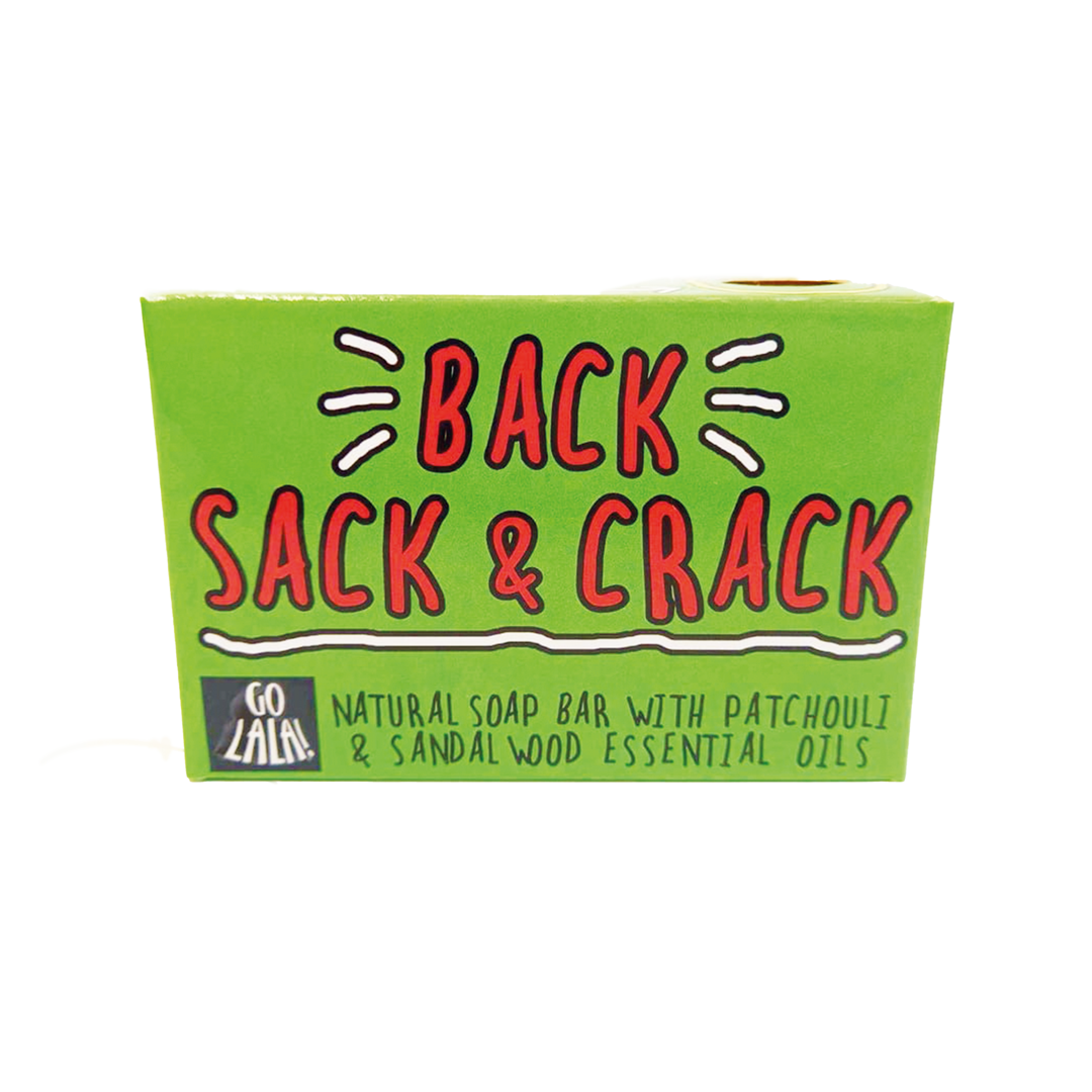 Back, sack and crack Soap Bar