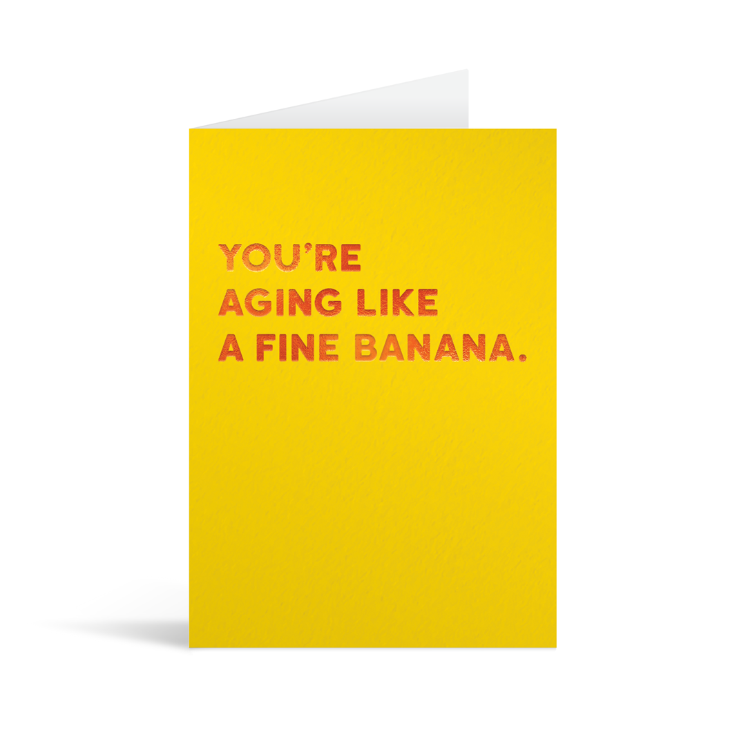 Fine Banana Greeting Card