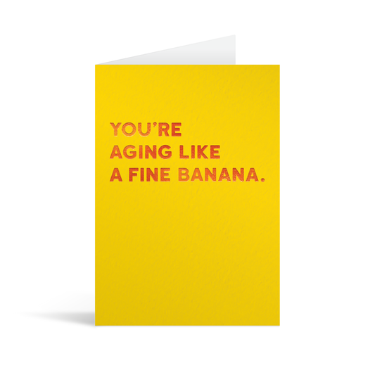 Fine Banana Greeting Card