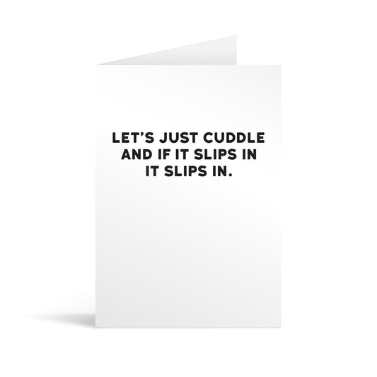 Slips In Greetings Card