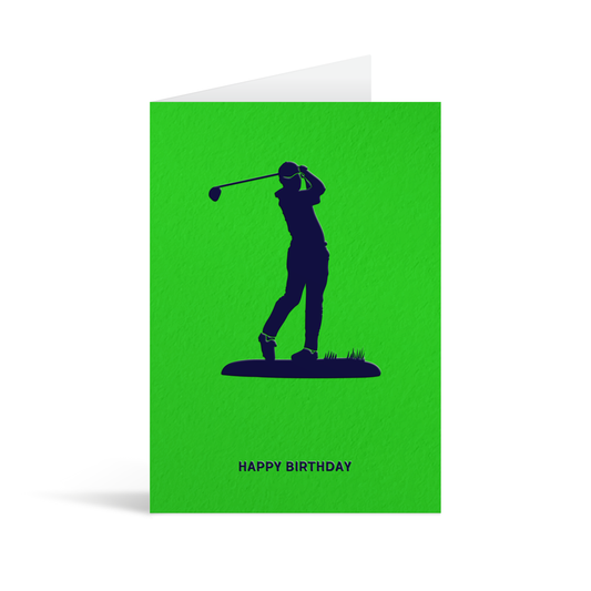 Golf Green Greeting Card