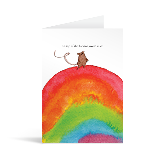 Top of the World Greeting Card