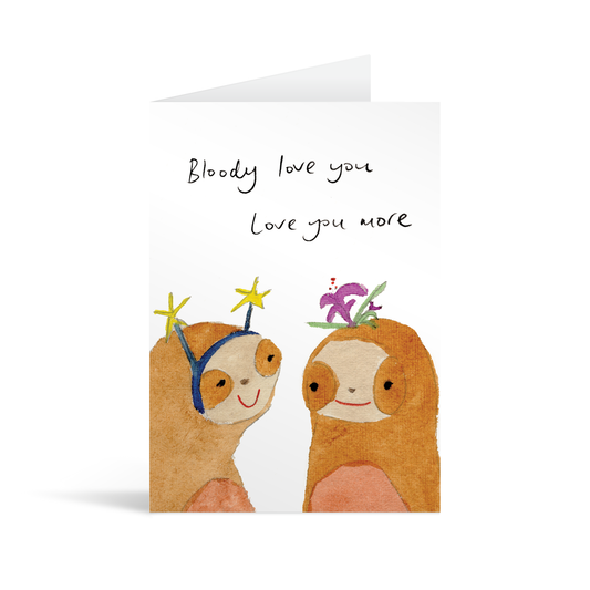 Bloody Love You Greeting Card