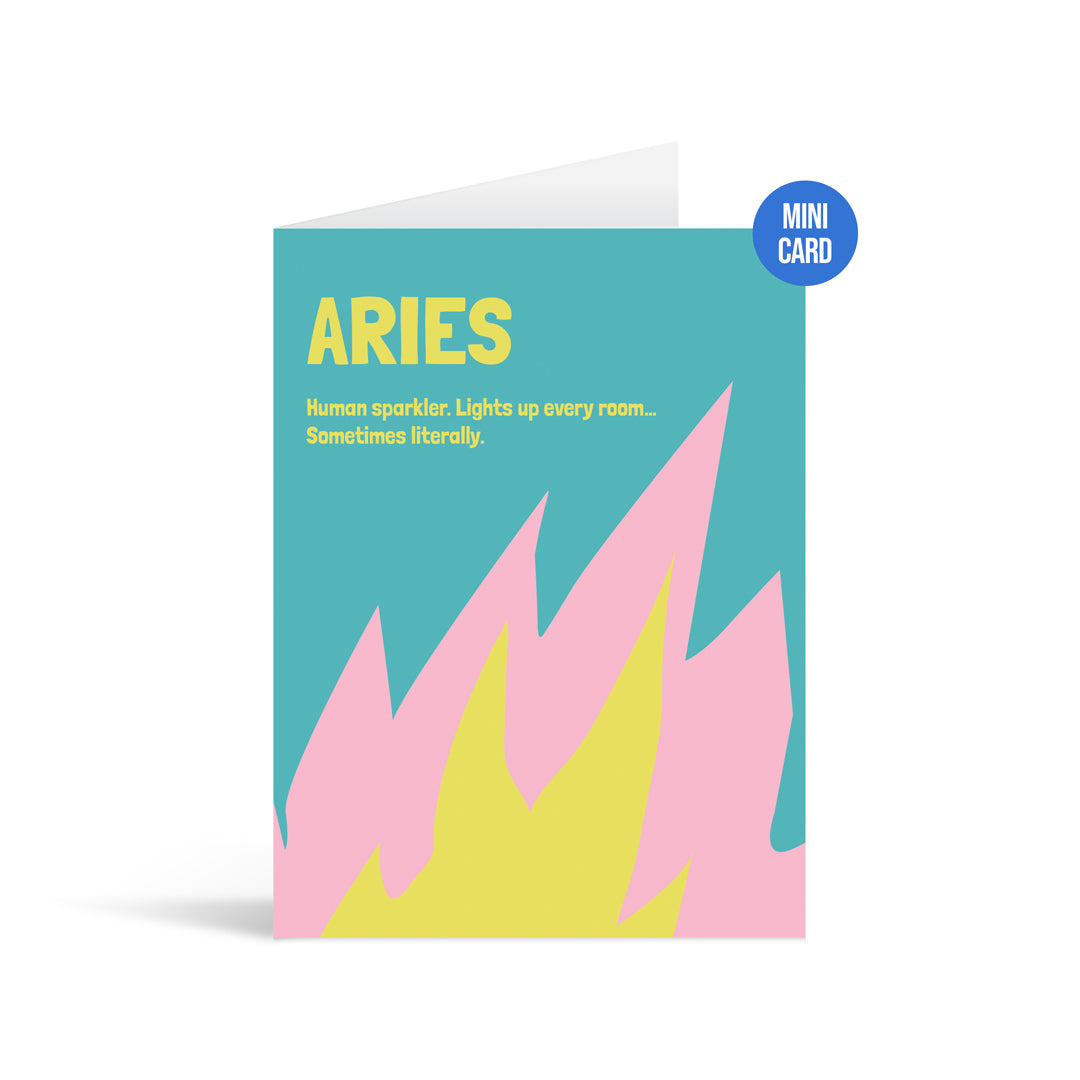 Aries Zodiac Greeting Card